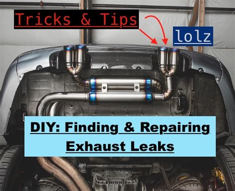 how to fix a exhaust leak|How to Find and Repair Exhaust Leaks EASY (Without a Welder)